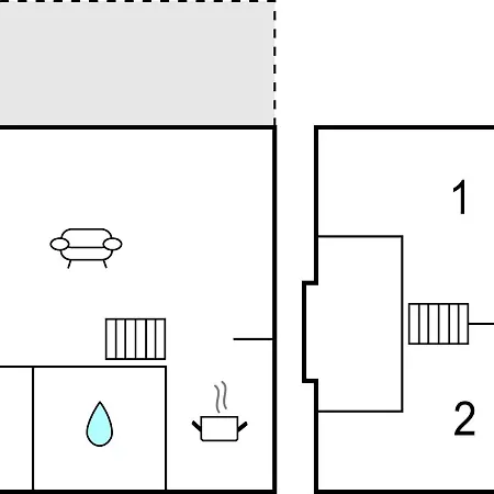 Two Bedroom Holiday In Лёккен